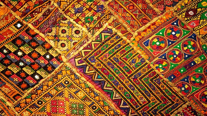 A beautiful fabric from India